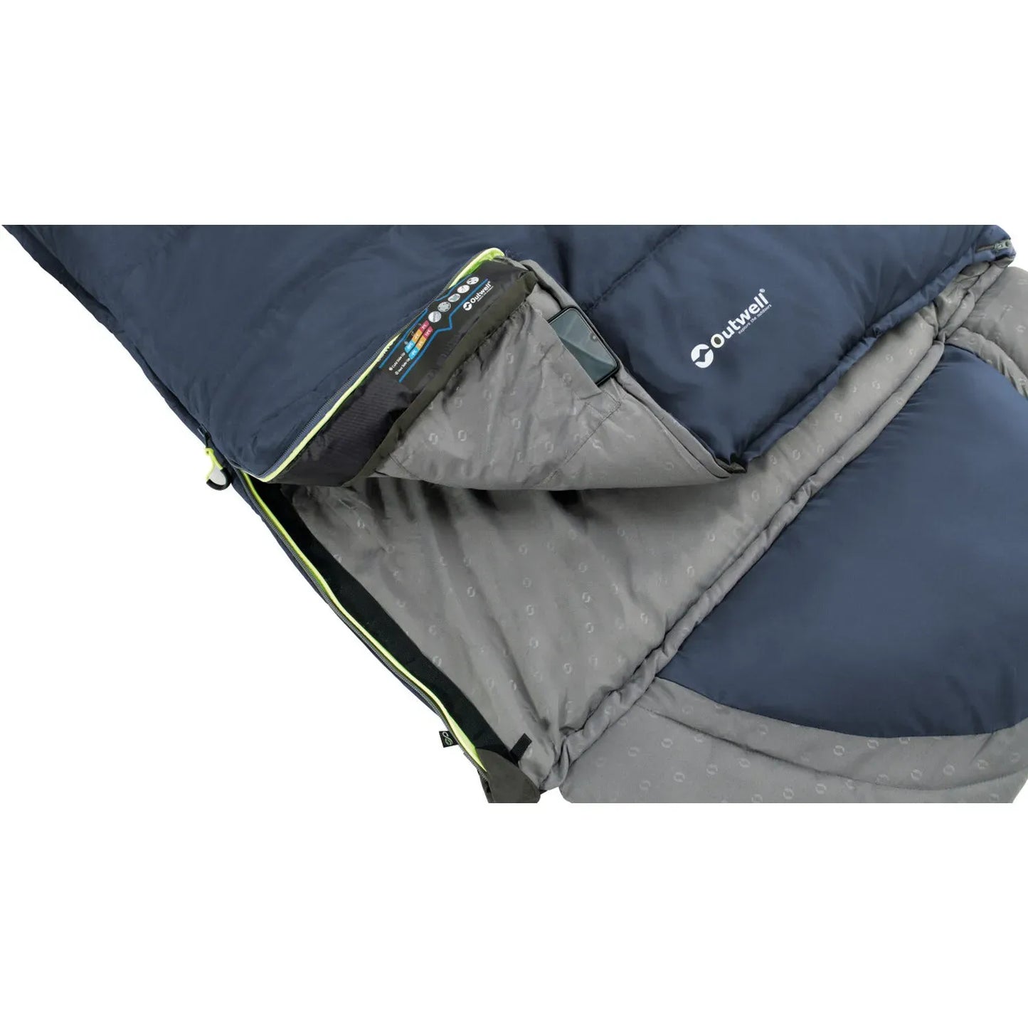 Outwell Contour Lux Deep Blue Kunstfaserschlafsack